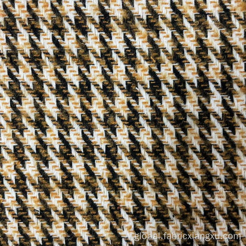 Cotton Jacquard Fabric Tweed Fabric Houndstooth Wool Fabric For Suit Coat Supplier